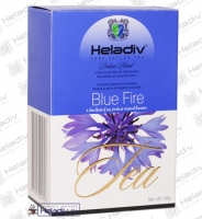 Чай Heladiv "Black Tea Blue Fire" "Синий Огонь" чёрный цейлонский F.B.O.P. с васильком, мятой и гуавой