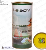 Чай Heladiv "Green Tea Milk Oolong" "Молочный улун" зелёный Цейлонский ароматизированный молоком (туба) 100 г