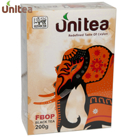 Чай UNITEA "Black Tea FBOP" чёрный элитный с типсами Цейлонский 200 г