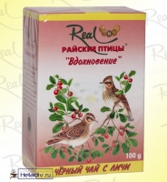 Чай Real "Райские Птицы" "Вдохновение" черный с ароматом и вкусом ЛИЧИ 100 г