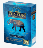 Чай ZENZUR "BLack Tea Earl Grey" Чёрный Эрл-Грей (с бергамотом) Цейлонский в пакетах 100 х 2гр.