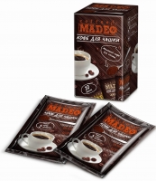 Кофе MADEO "Колумбия El Refugo" молотый для заваривания в чашке в индивидуальных пакетиках (10 шт.×10 г) 100 г